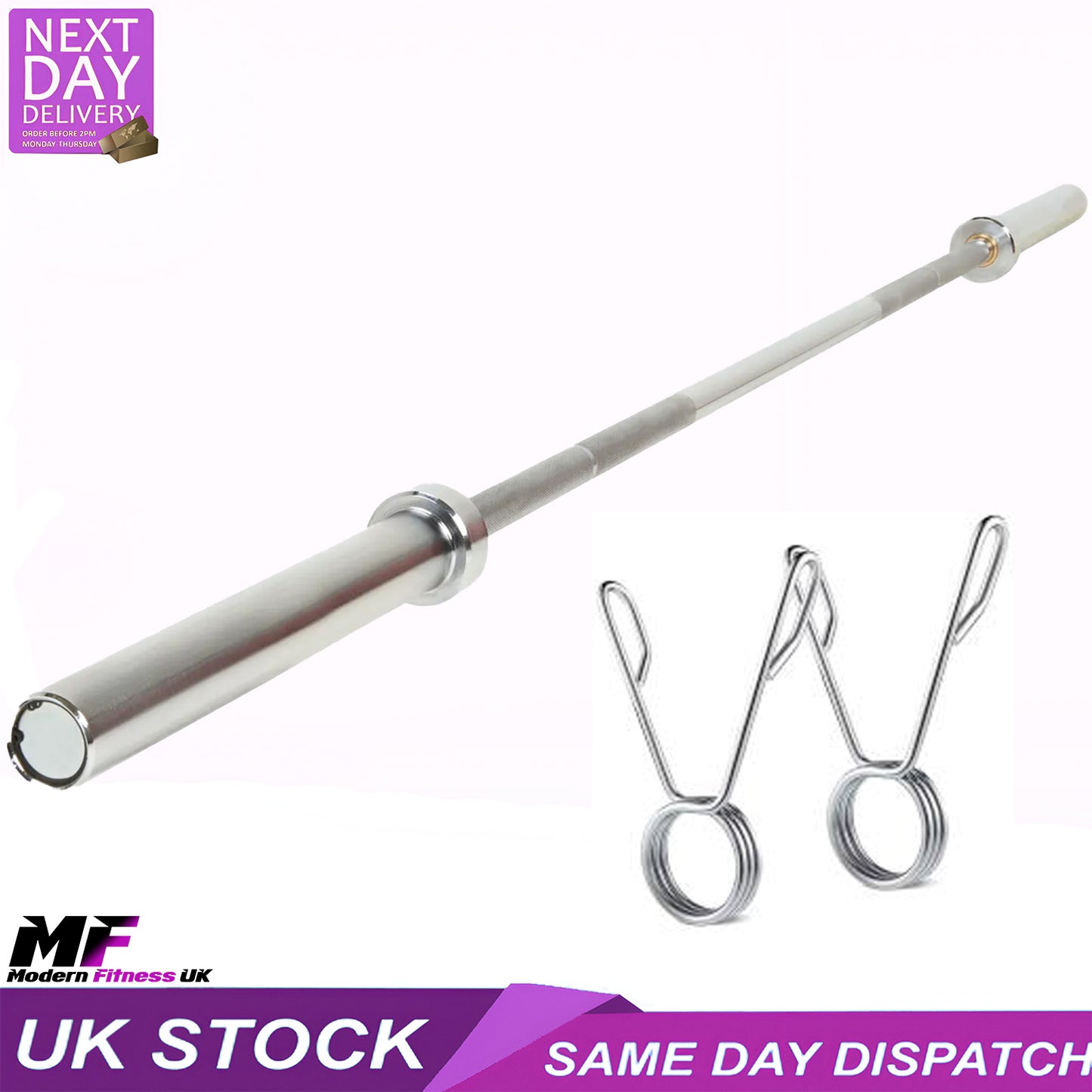 Olympic Barbell 1.8m Chrome