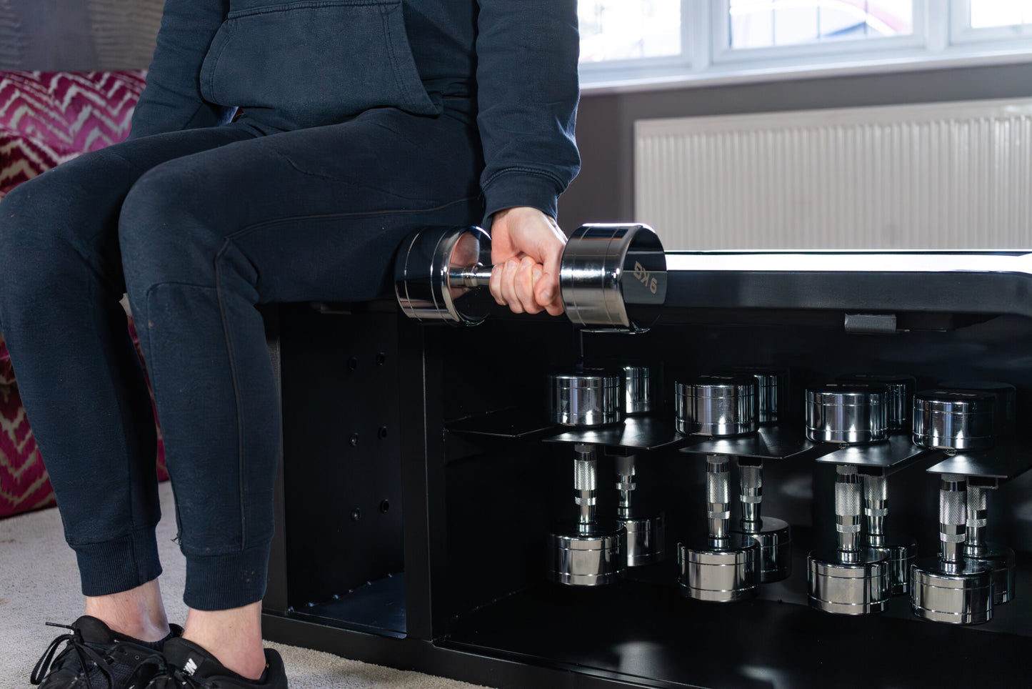 Tech Weight Bench Under-Bench Dumbbell Storage