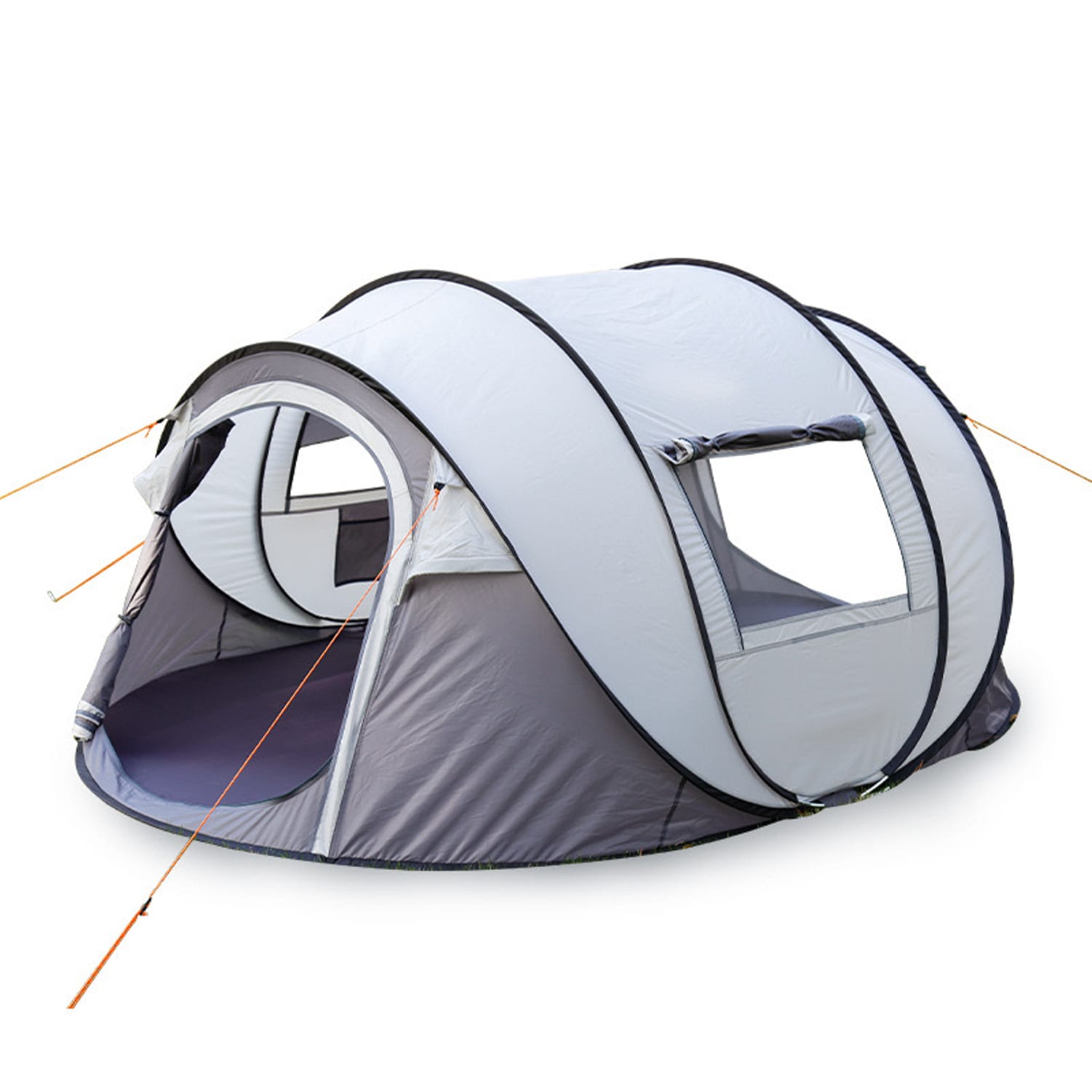 Camping Tent 4 Man Pop Up Tent Instant Pitch In Under 5 Seconds, Waterproof Includes Carry Case