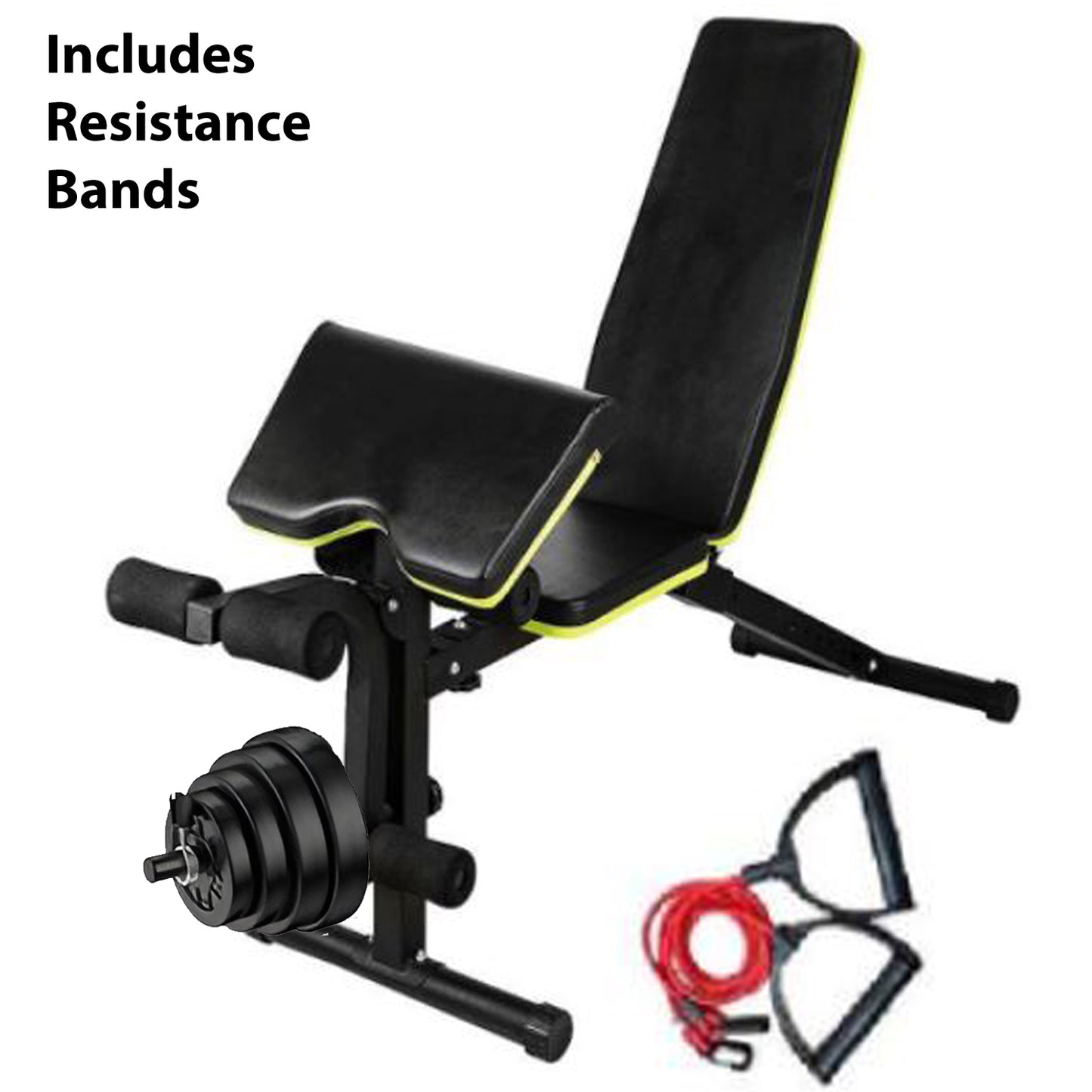 Adjustable Weight Bench With Leg Extention