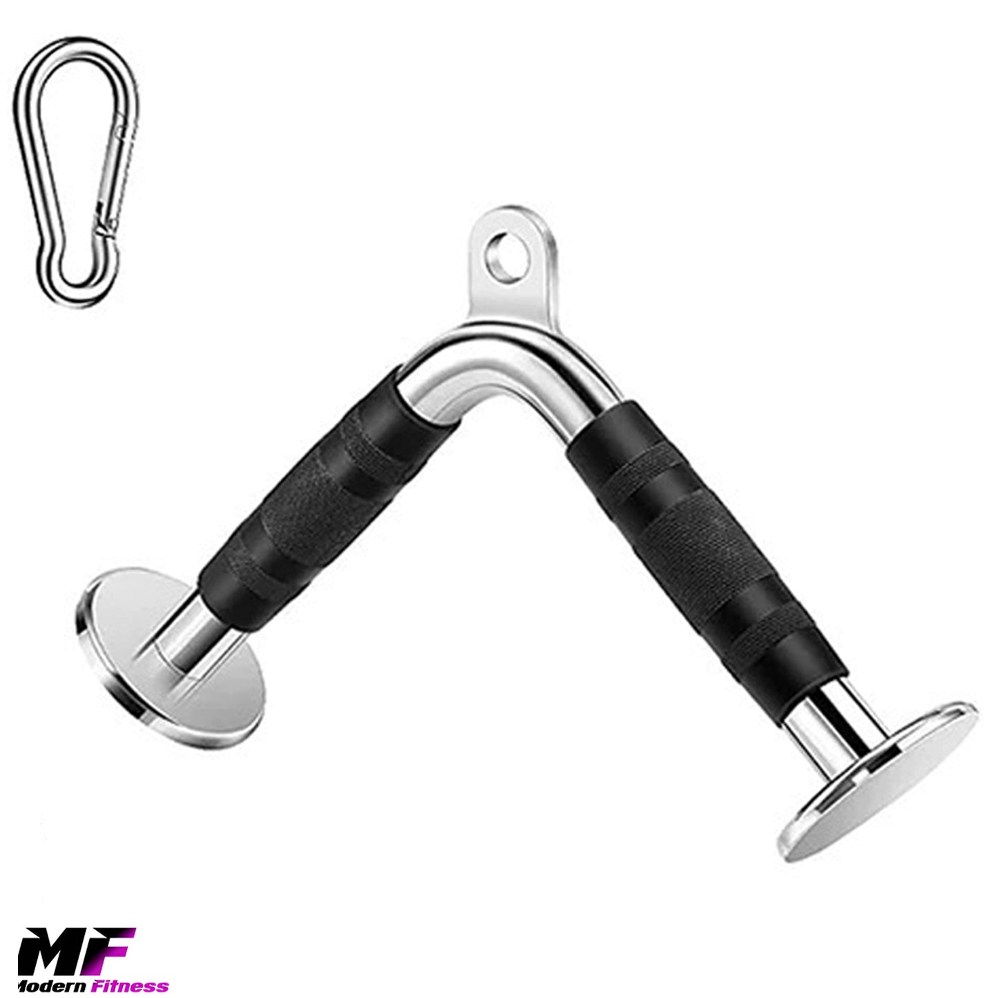 Weight Machine Cable Attachment Set 4 Piece with Carabiner