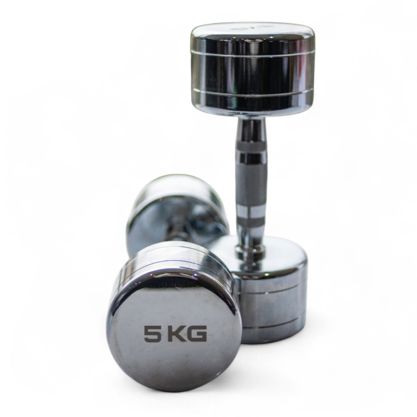 Chrome Dumbbells 5kg Pair