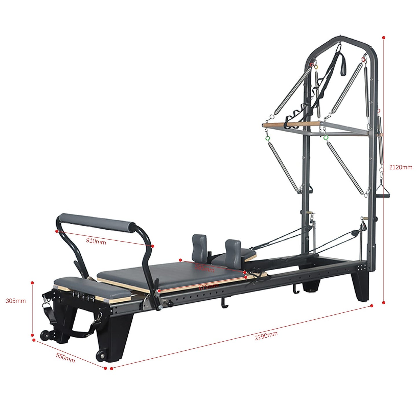 Pilates Reformer Half Trapeze