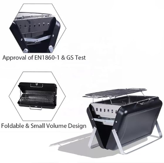 Gentlemans BBQ Portable Charcoal - Beach Festival Garden