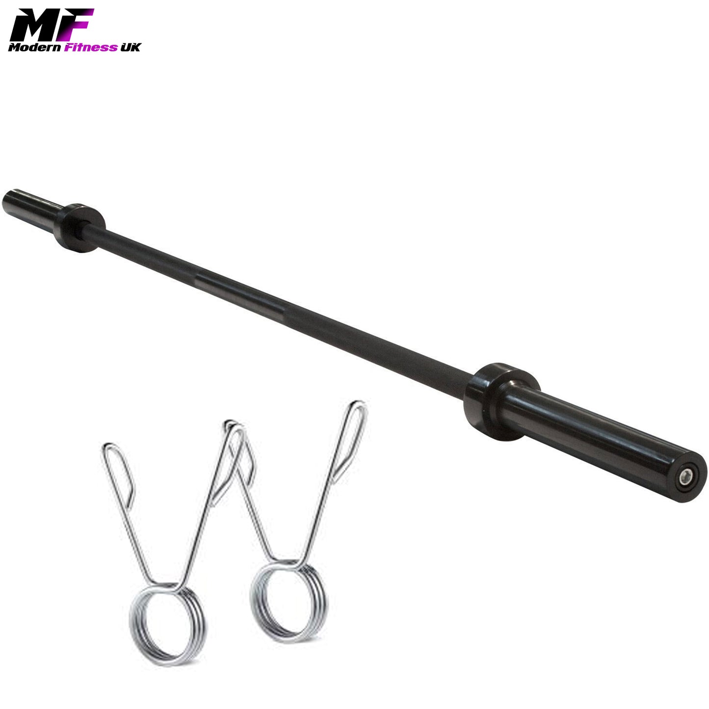 Olympic Barbell 2.2m Black