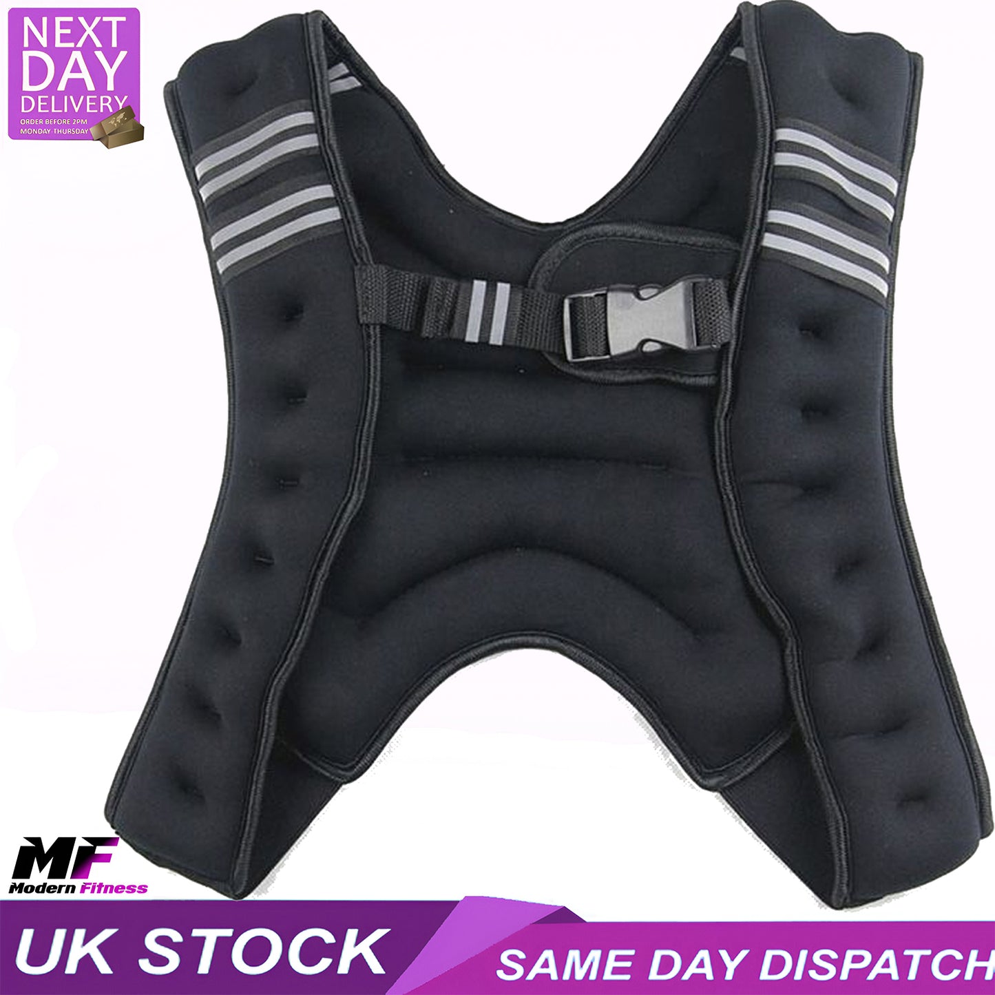 Weighted Vest 5kg with Reflective Stripes