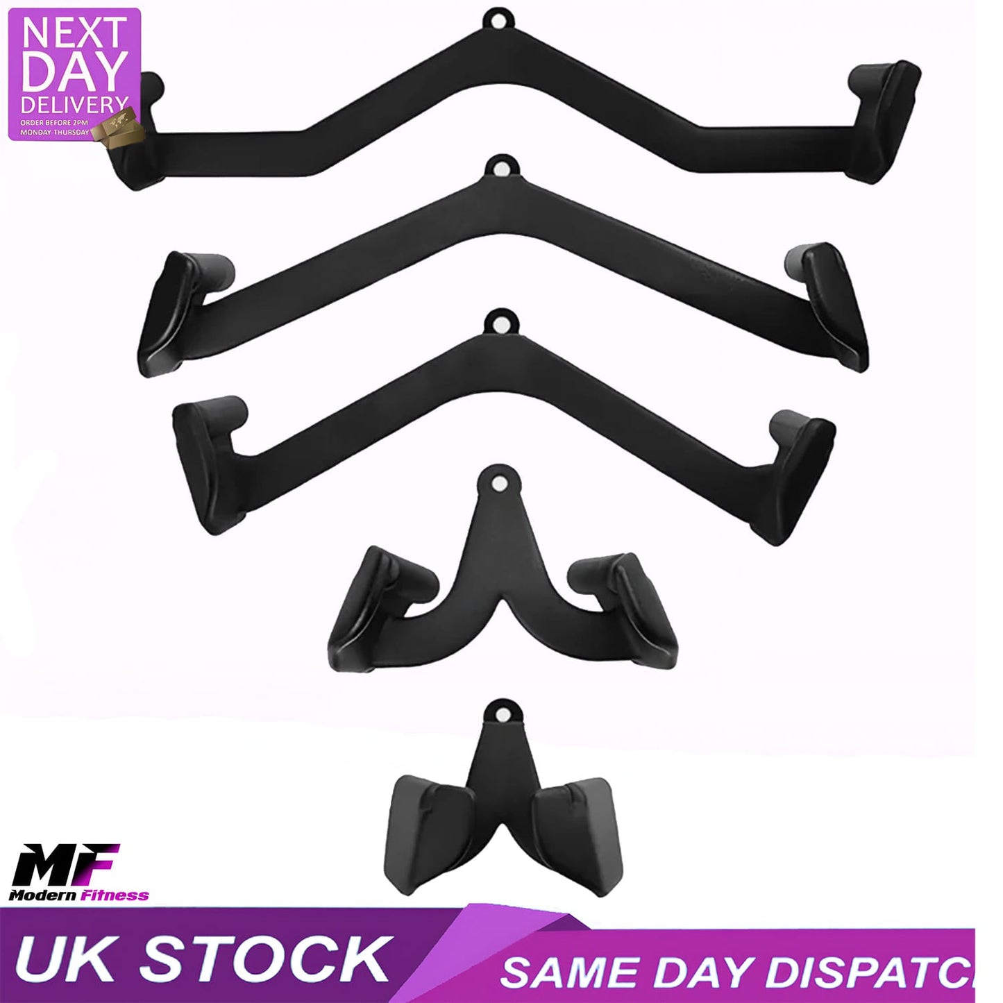 Lat Pull Down Attachment Set 5 Piece