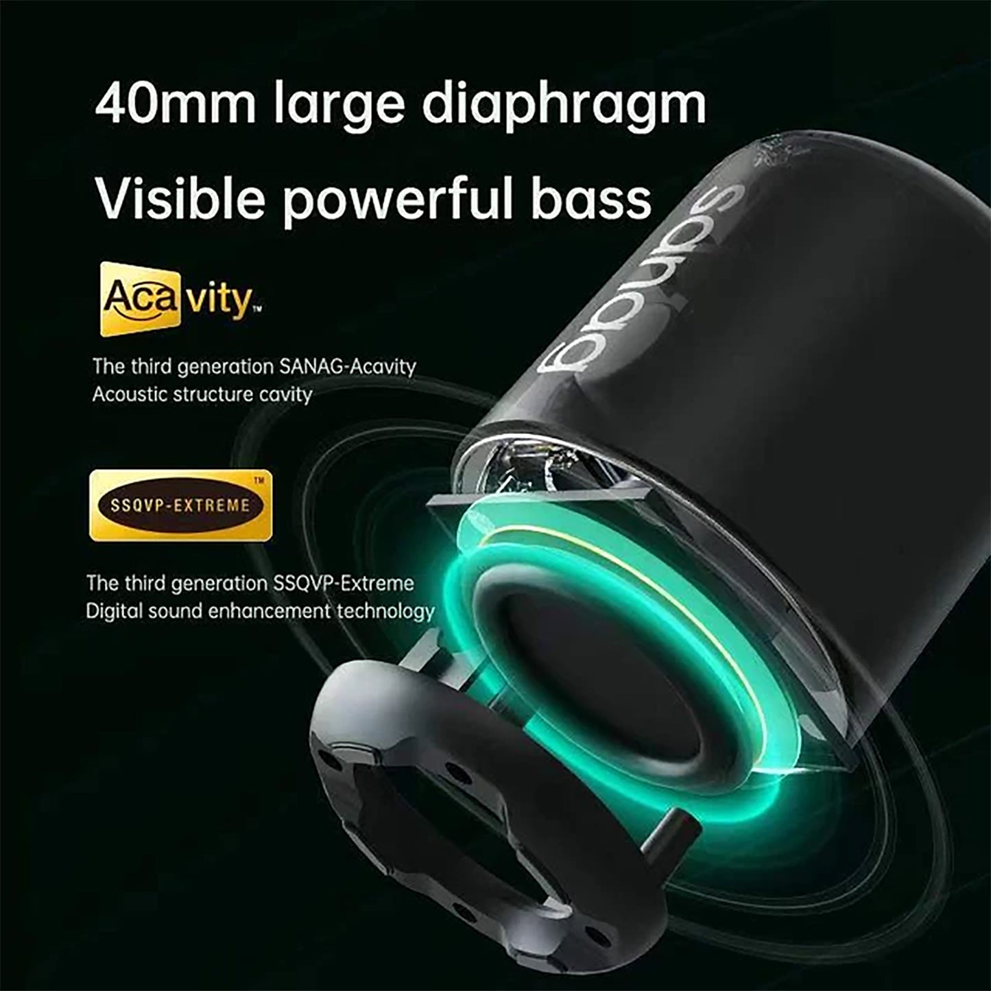 Speaker Sanag X6S-black