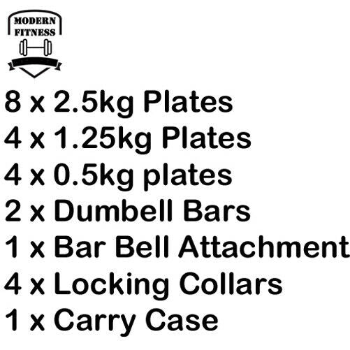 Chrome Dumbbell Set 30kg