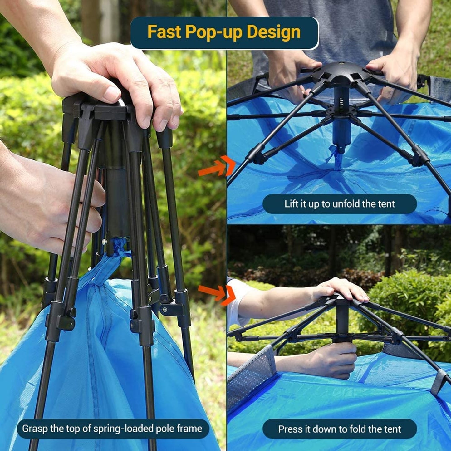 4 Man Pop Up Tent