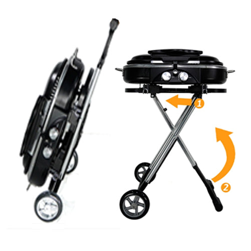 Portable Gas BBQ Folding 2 Burners High Quality Ideal for Garden Camping and Caravan
