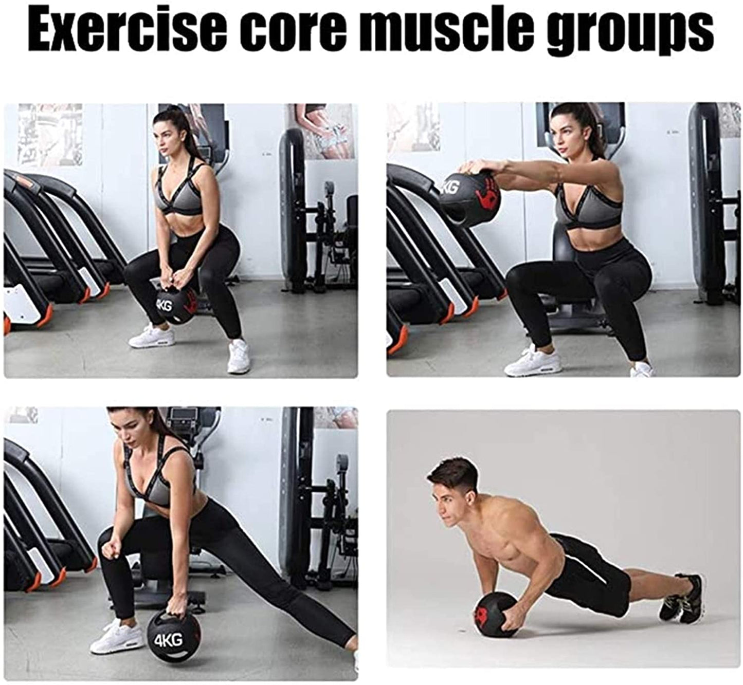 Medicine Ball 8kg Dual Handles