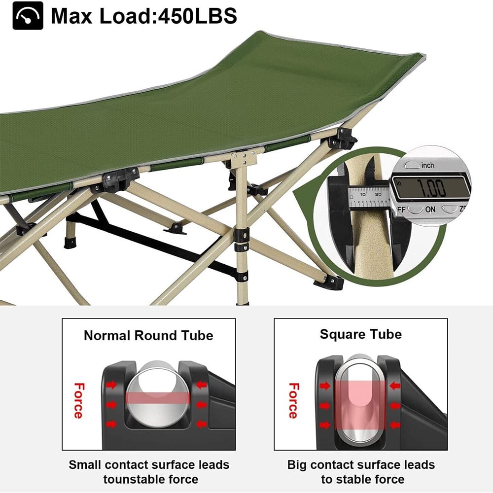 Foldable Folding Camp Bed Set
