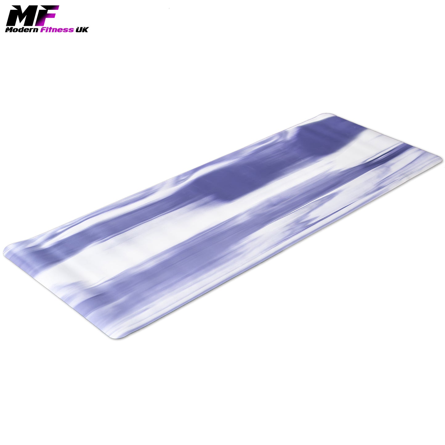 Yoga Mat Purple and White