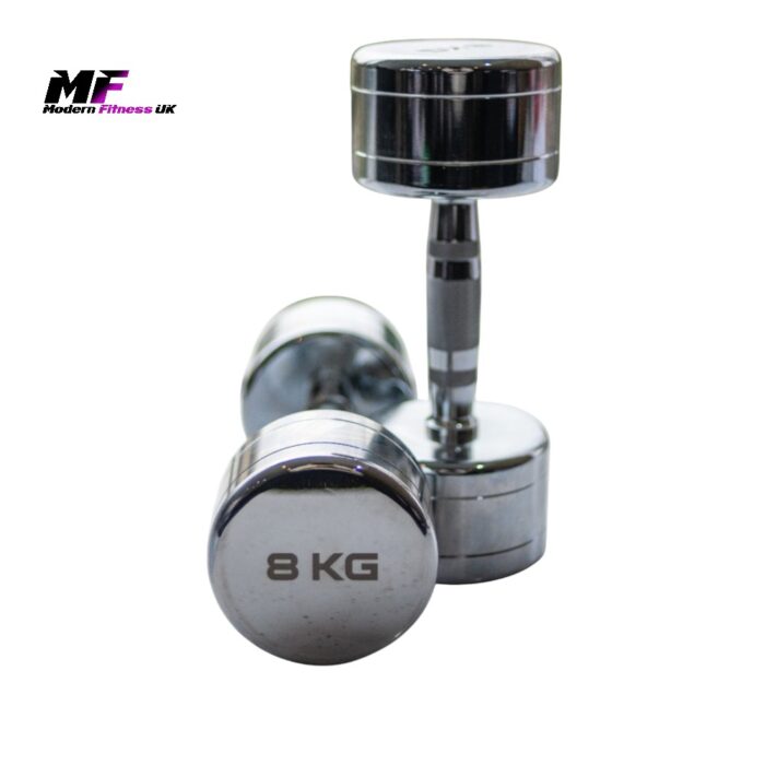 Chrome Dumbbell Pairs – Choice of Weights, Solid Steel, Ergonomic Grip - Image 6