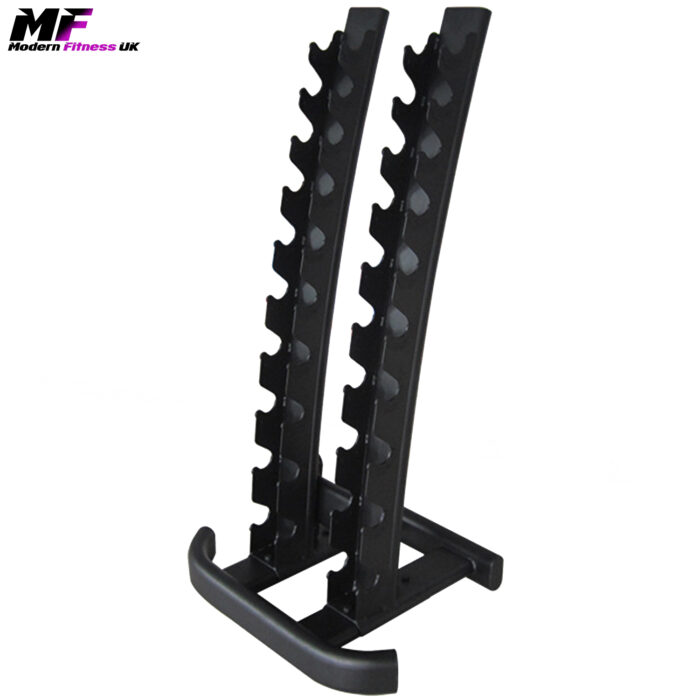 Metal dumbbell rack for gym. dumbbell rack holding 10 pairs from Modern Fitness