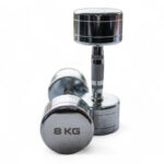 Chrome Dumbbells 8kg Pair