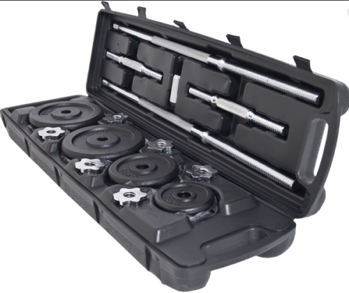 50kg adjustable barbell dumbbell set- cast iron weight set from Modern Fitness