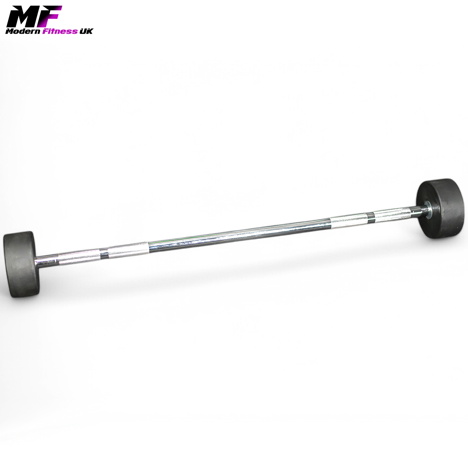 Fixed Weight Rubber Barbell - Image 2