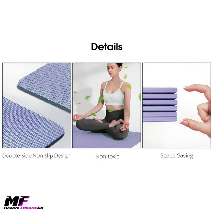 Folding Yoga Mat Lilac - Image 2