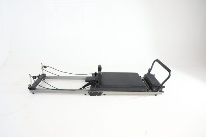 Pilates Reformer Folding Compact Aluminium – Black - Image 2