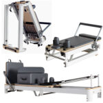 Pilates Reformer Aluminium Folding Suitable for Home Gym or Professional Studio