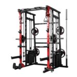 Smith Machine Squat Rack Cage Multi Gym