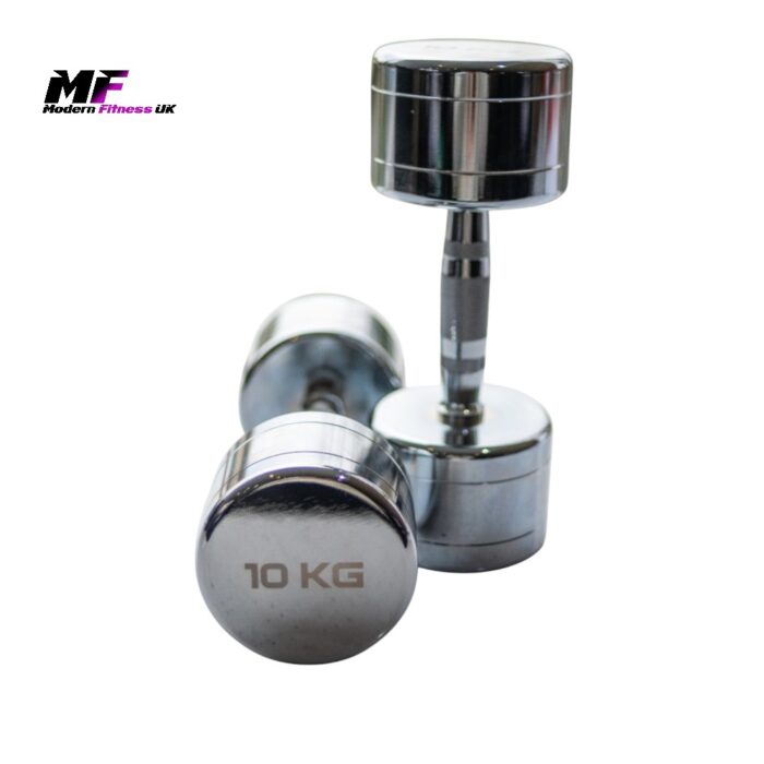 Chrome Dumbbell Pairs – Choice of Weights, Solid Steel, Ergonomic Grip - Image 7
