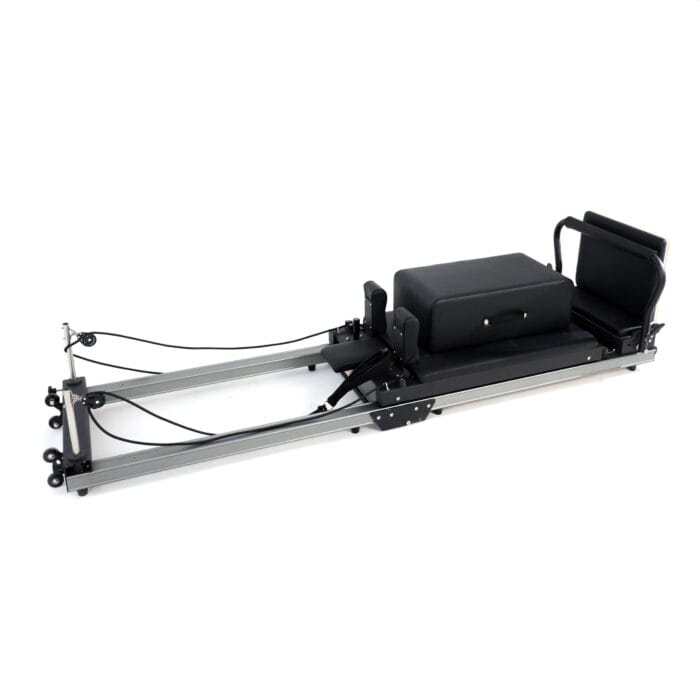 Pilates Reformer Folding Compact Aluminium – Black