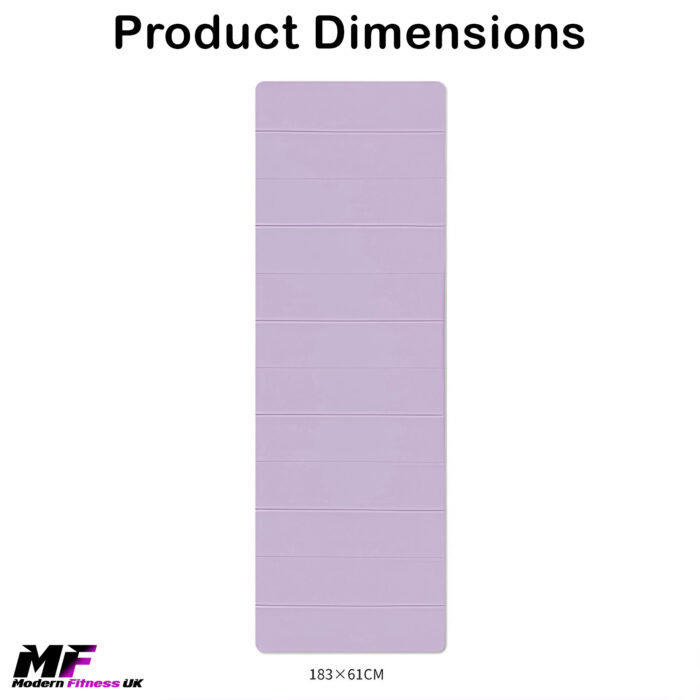 Folding Yoga Mat Lilac - Image 5