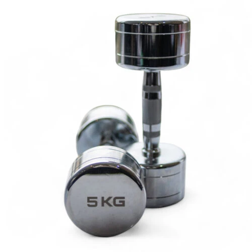 5kg Chrome Dumbbells Pair