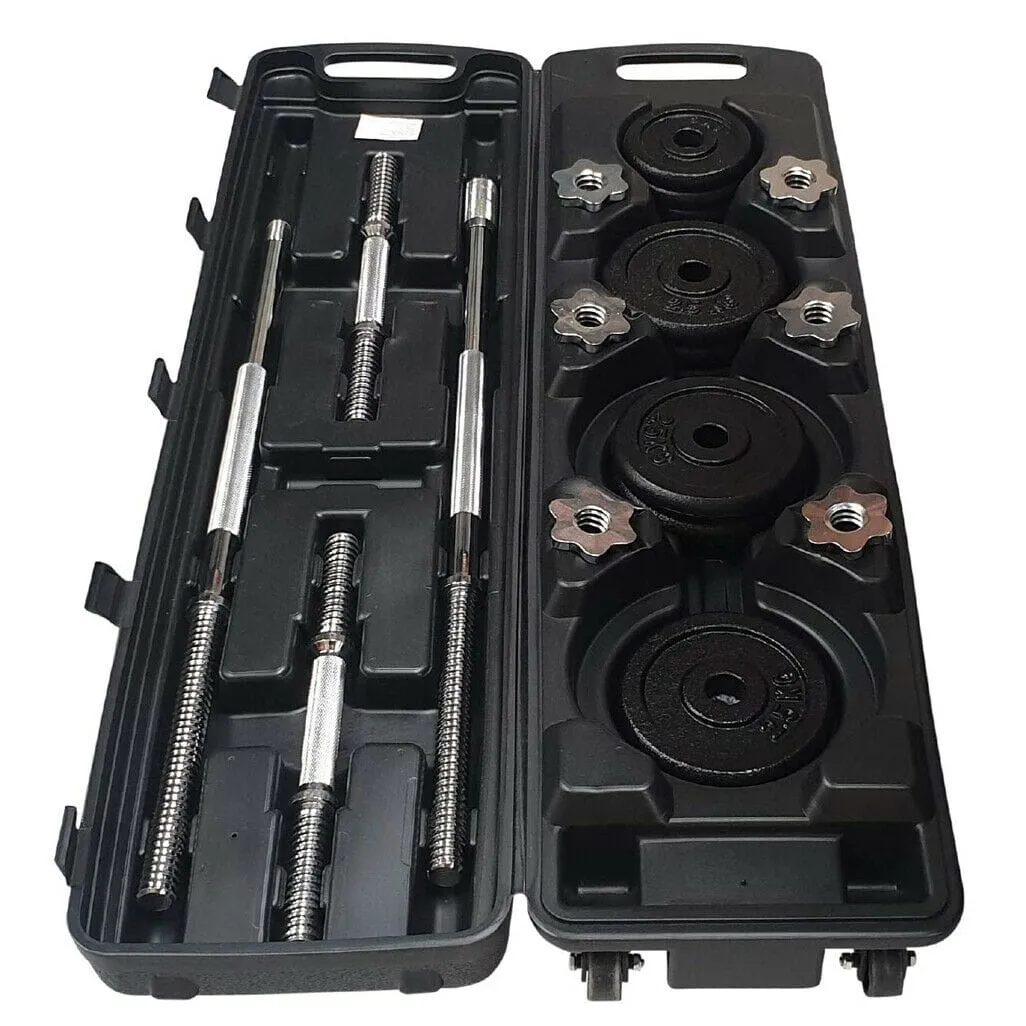 Cast Iron Dumbbells Barbell Set 50kg - Image 3