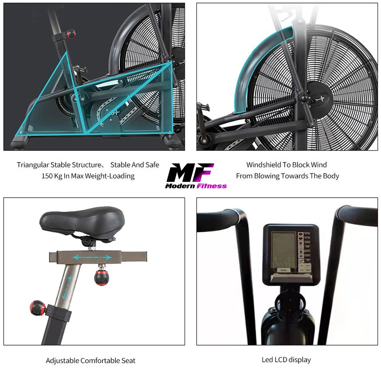 Air Resistance Assault Bike - Image 4