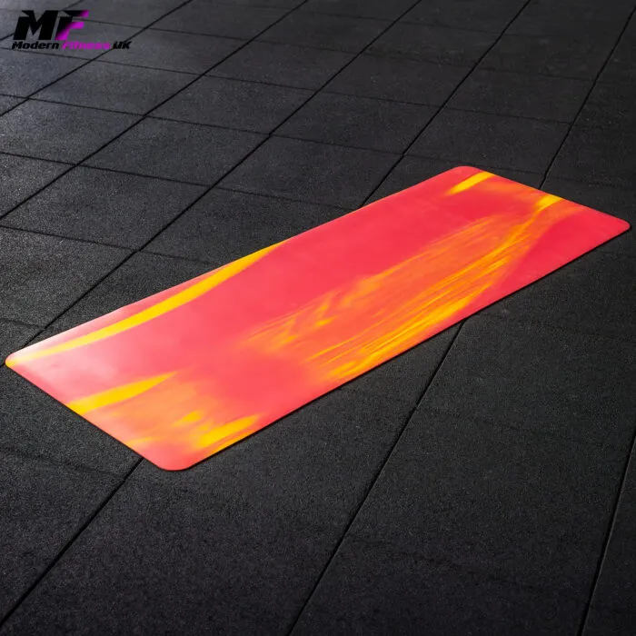 Red and Yellow Folding Yoga Mat - Image 5