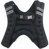Weighted Vest 5kg Black with Reflective Stripes