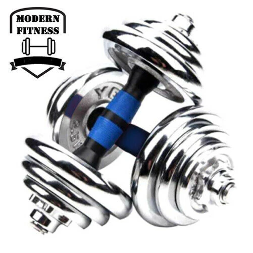 Chrome Dumbbell Set 30kg - Image 4