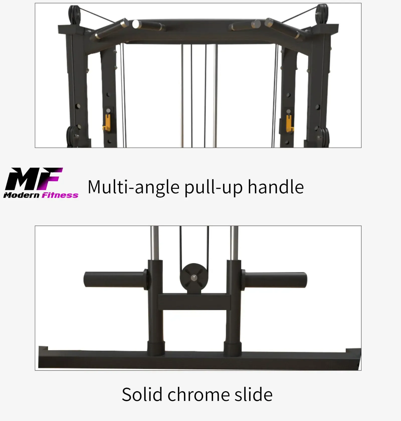 Power Rack Squat Cage with Cable Pulley System - Image 7