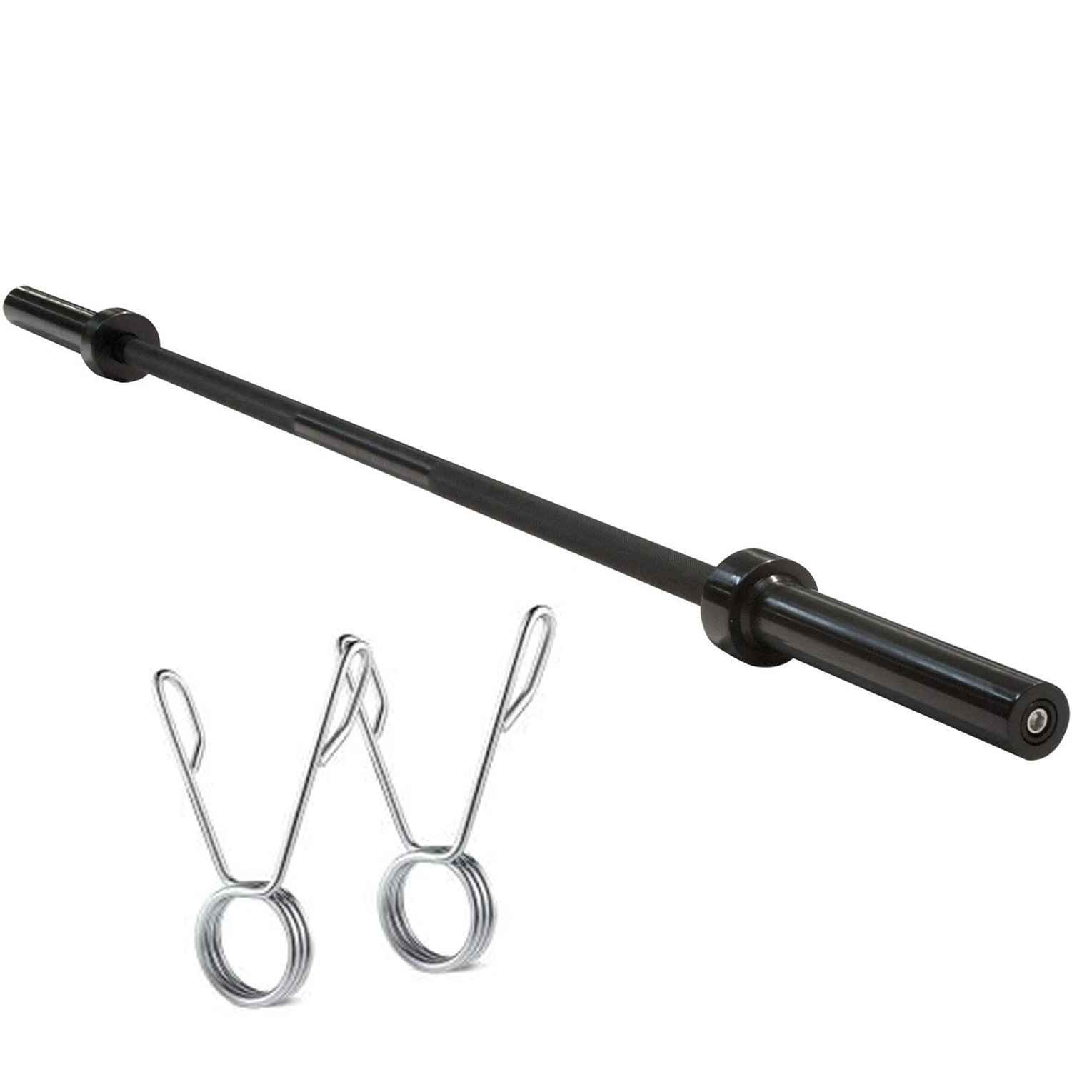 Olympic Barbell 2.2m Black