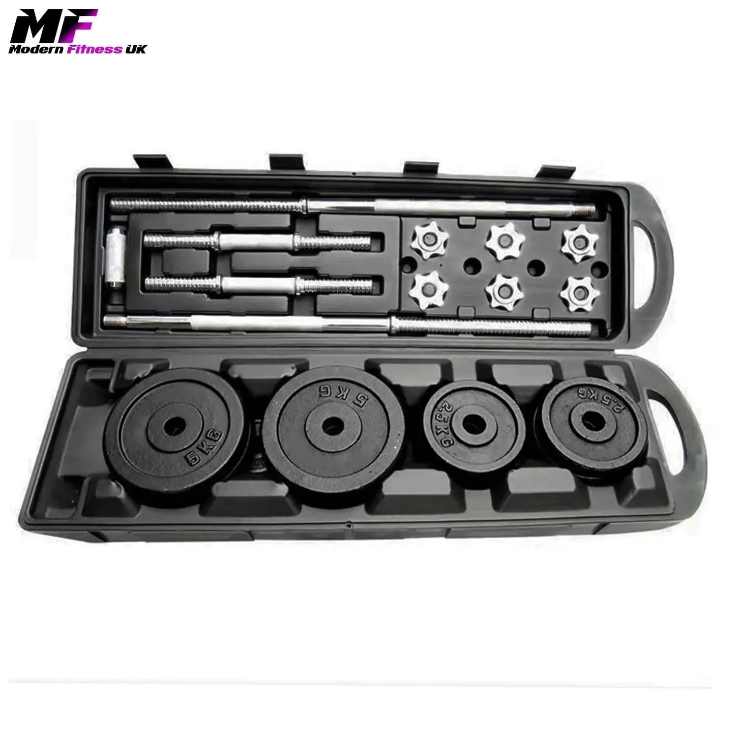 Cast Iron Dumbbells Barbell Set 50kg - Image 2