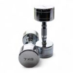 7kg Chrome Dumbbells Pair